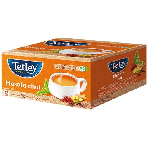 Tetley Masala Tea - Spiced & Flavourful Assam Blend,  100 g (50 Bags x 2 g each) -8.webp